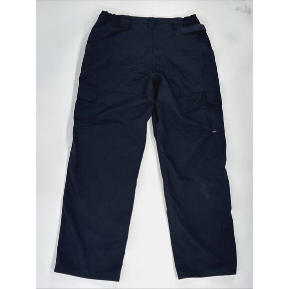 5.11 Tactical Cargo Pants Mens Actual 36x33 Blue Ripstop Utility 74273 Pleated - Picture 2 of 13